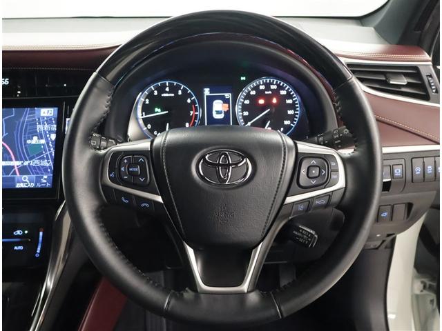 ハリアー プレミアム エアロ付 カーテンエアバッグ クルーズC 記録簿あり Bカメラ 電動パワーシート LEDライト メモリナビ 横滑り防止機能 オートエアコン Aストップ エアバッグ AW DVD再生可 パワーウィンドウ(6枚目)