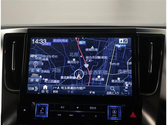 アルファード ２．５Ｓ　Ｃパッケージ　両電動ドア　Ｂモニタ　地デジ　エアロ　定期点検記録簿　ＤＶＤ再生可能　パノラマルーフ　リアオートエアコン　ナビテレビ　横滑り防止　クルコン　セキュリティ　ＥＴＣ車載器　ＬＥＤヘッドライト　スマートキー（8枚目）