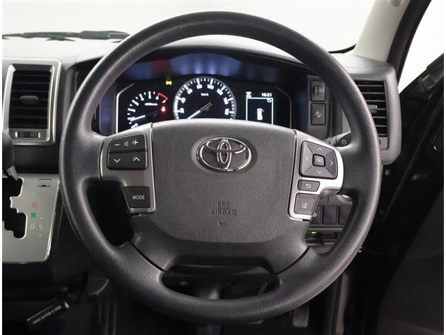 ハイエースバン ロングスーパーＧＬ　フルフラット　リアカメラ　ＳＲＳ　Ｗエアコン　横滑り防止装置付　盗難防止機能　キーレス　スマートエントリー　ＤＶＤ視聴可　エアコン　パワステ　ナビＴＶ　ドライブレコーダ　ＥＴＣ　ＡＢＳ　メモリーナビ（6枚目）