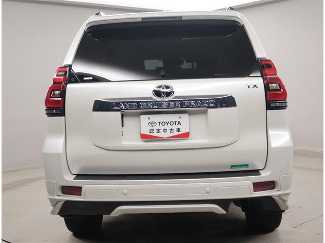 ランドクルーザープラド TX Lパッケージ リアカメラ スマートキ 盗難防止 キーレスエントリー ETC装備 3列席 エアコン LEDランプ レザー アルミホイール パートタイム4WD 横滑り防止システム フルTV 電動パワーシート ナビ&TV(2枚目)