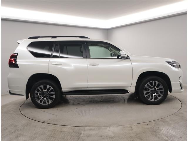 ランドクルーザープラド TX Lパッケージ リアカメラ スマートキ 盗難防止 キーレスエントリー ETC装備 3列席 エアコン LEDランプ レザー アルミホイール パートタイム4WD 横滑り防止システム フルTV 電動パワーシート ナビ&TV(4枚目)