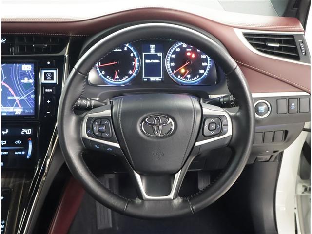 ハリアー エレガンス　イモビ　ＰＷシート　点検記録簿　スマ－トキ－　サイドエアバッグ　横滑防止装置　ナビＴＶ　メモリナビ　ＥＴＣ車載器　キーレス　ＬＥＤヘッド　フルオートエアコン　パワステ　アルミホイール　助手席エアバッグ（6枚目）