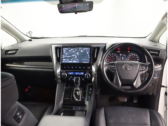 アルファード ２．５Ｓ　Ｃパッケージ　両電動ドア　Ｂモニタ　地デジ　定期点検記録簿　ＤＶＤ再生可能　パノラマルーフ　リアオートエアコン　ナビテレビ　横滑り防止　クルコン　セキュリティ　ＥＴＣ車載器　ＬＥＤヘッドライト　スマートキー　ＡＢＳ（5枚目）