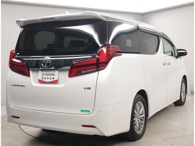 アルファード ３．５ＧＦ　衝突軽減　バックモニター　ナビ＆ＴＶ　クルコン　ＬＥＤヘッドランプ　地デジ　キーレス　アイドリングストップ　ＤＶＤ　３列シート　ＡＢＳ　アルミホイール　オートエアコン　パワーシート　エアバッグ　ＥＴＣ（3枚目）