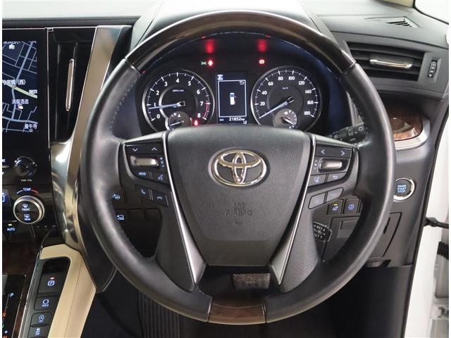 アルファード ３．５ＧＦ　衝突軽減　バックモニター　ナビ＆ＴＶ　クルコン　ＬＥＤヘッドランプ　地デジ　キーレス　アイドリングストップ　ＤＶＤ　３列シート　ＡＢＳ　アルミホイール　オートエアコン　パワーシート　エアバッグ　ＥＴＣ（6枚目）