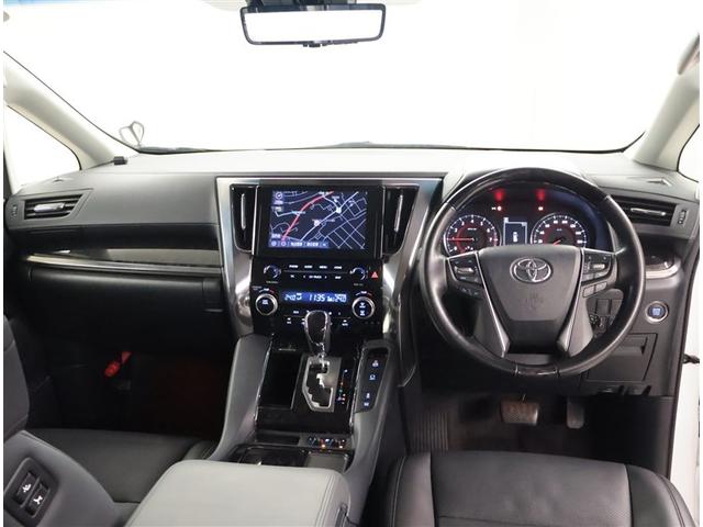 アルファード ２．５Ｓ　Ｃパッケージ　両電動ドア　Ｂモニタ　地デジ　エアロ　定期点検記録簿　ＤＶＤ再生可能　リアオートエアコン　ナビテレビ　横滑り防止　クルコン　ＡＣ１００Ｖ電源　セキュリティ　ＥＴＣ車載器　ＬＥＤヘッドライト　エアコン（5枚目）