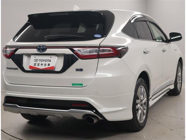 ハリアーハイブリッド プログレス　ＡＣ１００Ｖ　エアロ　整備記録簿　ムーンルーフ　Ｐシート　ＬＥＤ　ナビＴＶ　地デジ　パワーステアリング　ＥＴＣ車載器　オートエアコン　ＤＶＤ　ＡＢＳ　Ｂカメラ　パワーウィンドウ　エアバッグ　キーレス（3枚目）