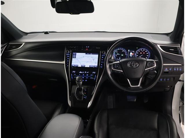 ハリアーハイブリッド プログレス　ＡＣ１００Ｖ　エアロ　整備記録簿　ムーンルーフ　Ｐシート　ＬＥＤ　ナビＴＶ　地デジ　パワーステアリング　ＥＴＣ車載器　オートエアコン　ＤＶＤ　ＡＢＳ　Ｂカメラ　パワーウィンドウ　エアバッグ　キーレス（5枚目）