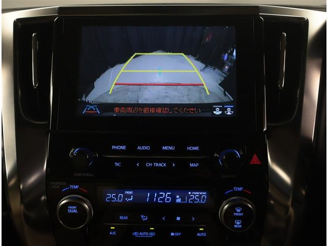 アルファード ２．５Ｇ　ダブルサンルーフ　ＡＣ１００Ｖ電源　運転席パワーシート　定期点検記録簿　アルミホイール　リアオートエアコン　ＬＥＤヘッドライト　横滑り防止機能　ＡＢＳ　盗難防止装置　地デジ　ＤＶＤ　エアコン　ナビＴＶ（11枚目）