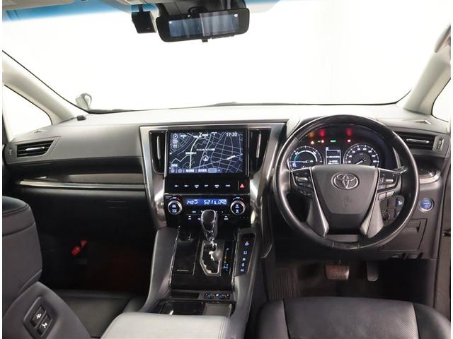 アルファードハイブリッド ＳＲ　エアコン　地デジ　両電動ドア　ミュージックプレイヤー接続可　電動シート　ＬＥＤライト　キーレス　ＥＴＣ車載器　ドラレコ　メモリナビ　Ｂカメラ　盗難防止　エアバッグ　３列シート　ＤＶＤ再生　４ＷＤ（5枚目）