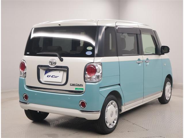 ムーヴキャンバス Xリミテッドメイクアップ SAII サイドエアバック セキュリティアラーム ベンチシート キーフリー エコアイドル DVD ABS スマートキー エアバック オートエアコン 記録簿 パワーウィンドウ メモリーナビ PS ナビTV(3枚目)