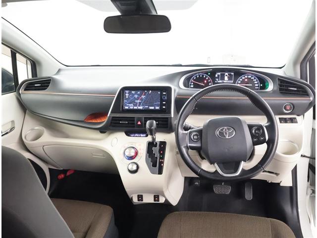 シエンタ Ｇ　両側パワ－スライドドア　点検記録簿　スマートキー＆プッシュスタート　アイドリングストップ車　ＤＶＤ再生可　ウォークスルー　横滑り防止システム　ＷエアＢ　メモリーナビゲーション　盗難防止システム　ＡＢＳ（5枚目）