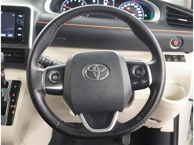 シエンタ Ｇ　両側パワ－スライドドア　点検記録簿　スマートキー＆プッシュスタート　アイドリングストップ車　ＤＶＤ再生可　ウォークスルー　横滑り防止システム　ＷエアＢ　メモリーナビゲーション　盗難防止システム　ＡＢＳ（6枚目）