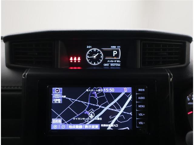 ルーミー G-T フルフラットシート Bモニター 盗難防止システム アルミホイール メディアプレイヤー接続 スマートキー ワンセグTV ETC オートエアコン 横滑り防止機能 ウォークスルー ABS ナビTV PS(8枚目)