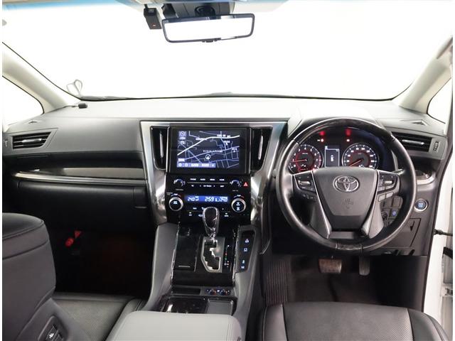 アルファード 2.5S Cパッケージ PWシート 両側PSドア ルーフ DVD再生可能 Wエアコン 地デジ ナビTV Bカメラ AC100V電源 記録簿有 ETC車載器 アルミホイール クルコン 横滑り防止 LEDヘッドライト ABS(5枚目)