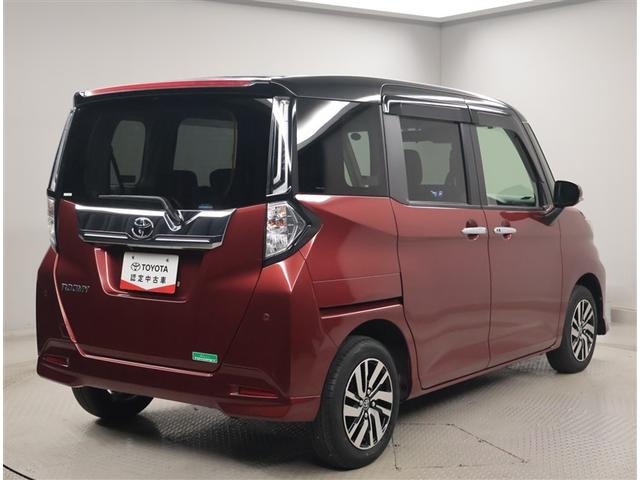 ルーミー カスタムG VSC 両側オートスライドドア 衝突軽減ブレーキシステム バックモニター アルミ フルフラット メディアプレイヤー接続 LEDライト 地デジフルセグTV 記録簿有 AAC TV キーフリー Aストップ(3枚目)