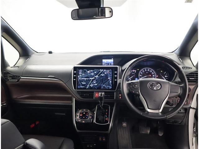 エスクァイア Gi 地デジTV パワーウィンドウ AW ETC付 盗難防止システム バックモニター キーレス スマートキーPスタート クルコン付き オートエアコン リアエアコン 記録簿有 LEDライト 3列 フルフラット(5枚目)