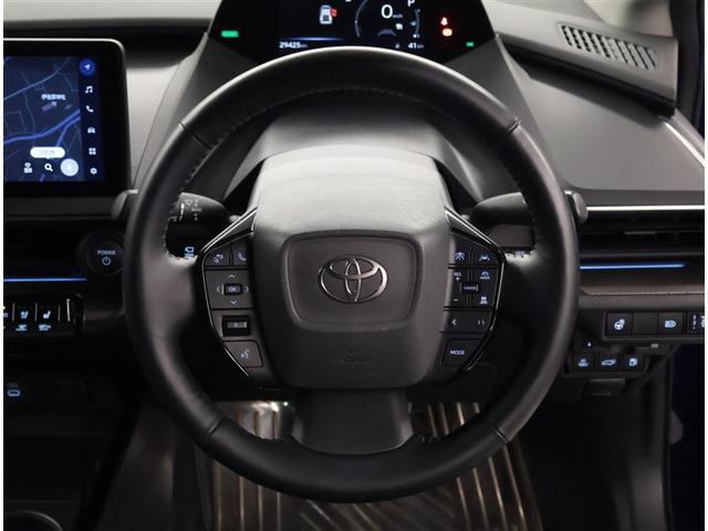 プリウス Ｚ　衝突回避ブレーキ　ＬＥＤヘット　ナビ＆ＴＶ　アルミホイル　クルコン　ＡＣ１００Ｖ電源　試乗車　盗難防止システム　ＰＷシート　ＡＣ　パワーウインドウ　メモリナビ　運転席エアバッグ　横滑り防止装置　ＡＢＳ（6枚目）