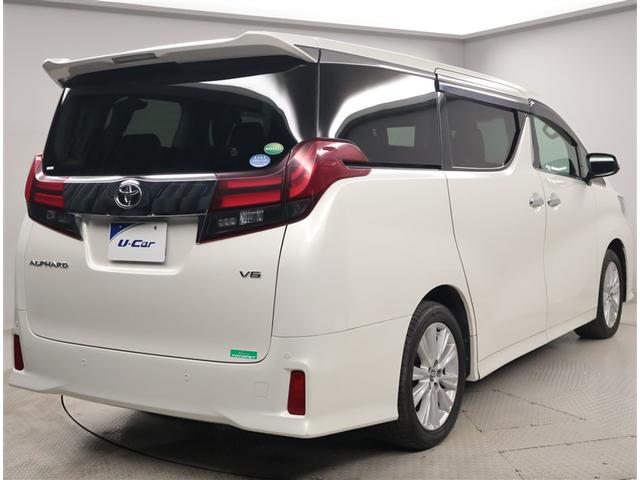 アルファード ３．５ＳＡ　記録簿　３列シート　ダブルエアコン　メモリーナビ　ＤＶＤ再生　ＬＥＤヘッドライト　バックカメラ　ＥＴＣ　サンルーフ　オートエアコン　キーレス　ＡＢＳ　オートクルーズ　スマートキープッシュスタート（3枚目）