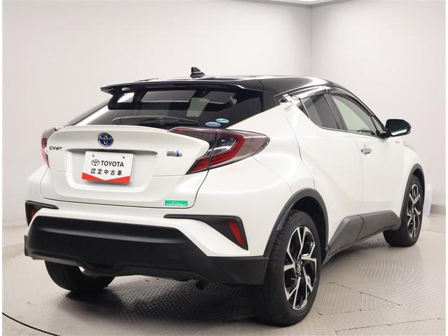 C-HR G LEDエディション 整備記録簿 プリクラッシュセーフティー 横滑り防止機能 Bカメ 地デジ LEDヘッドライト 盗難防止装置 AAC スマートキー DVD再生可 デュアルエアバッグ キーフリー ABS メモリナビ ETC(3枚目)