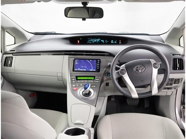 プリウス S AUX接続可 インテリキー デュアルエアバック エアB イモビライザー ナビTV AUTOエアコン 横スベリ防止 アルミホイール ABS サイドエアバッグ パワーステアリング パワーウィンドウ(5枚目)