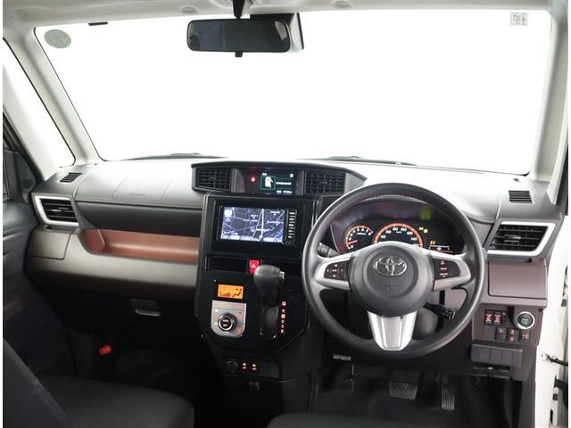 タンク G S W電動ドア Bモニタ スマキー Aストップ ワンセグTV フルフラットシート キーフリーシステム オートクルーズ ナビTV 助手席エアバック VSA 記録簿有 メモリーナビゲーション エアバッグ AW(5枚目)