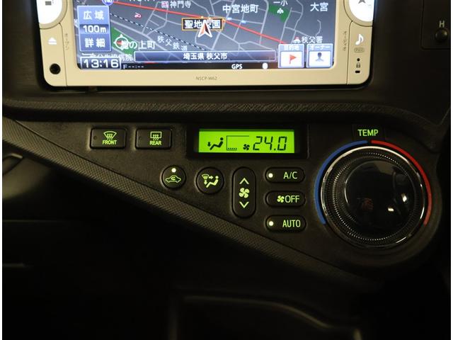 アクア G バックモニタ セキュリティー メンテナンスノート デュアルエアバック ナビTV パワーウィンドウ ESC ATエアコン ABS パワーステアリング 運転席エアバッグ キーレススタートシステム ETC(10枚目)