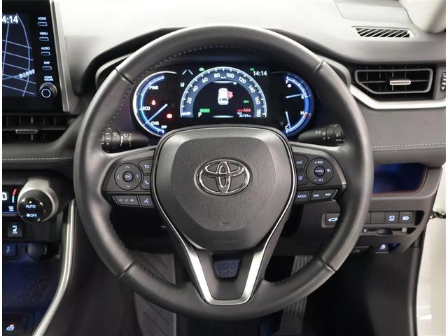RAV4 ハイブリッドG 衝突被害軽減装置 AC100V電源 バックモニター 整備記録簿 地デジTV LEDヘッドライト スマキー 電動シ-ト AWD TVナビ パワステ 横滑り防止装置 クルコン AAC カーテンエアバック(6枚目)