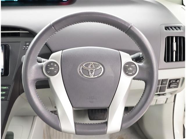 プリウス S LEDエディション AUX端子 フルオートエアコン ナビTV 地デジTV スマートキープッシュスタート AW 点検記録簿 パワーウィンドー Bカメ Wエアバッグ イモビ ETC車載器 エアバック サイドエアバック ABS(6枚目)