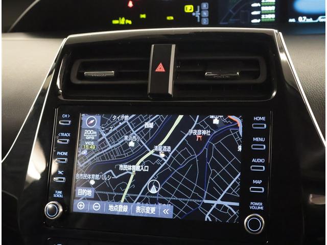 プリウス Ａプレミアム　ツーリングセレクション　横滑り防止機能　皮シート　運転席パワーシート　エアコン　パワーウィンドウ　ナビ＆ＴＶ　ＬＥＤライト　盗難防止装置　スマートキー＆プッシュスタート　キーレス　ＥＴＣ　アルミホイール　１００Ｖ電源　ＡＢＳ（8枚目）