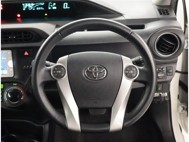 アクア Ｇ　バックモニタ　セキュリティー　メンテナンスノート　デュアルエアバック　ナビＴＶ　パワーウィンドウ　ＥＳＣ　ＡＴエアコン　ＡＢＳ　パワーステアリング　アルミ　運転席エアバッグ　キーレススタートシステム（6枚目）