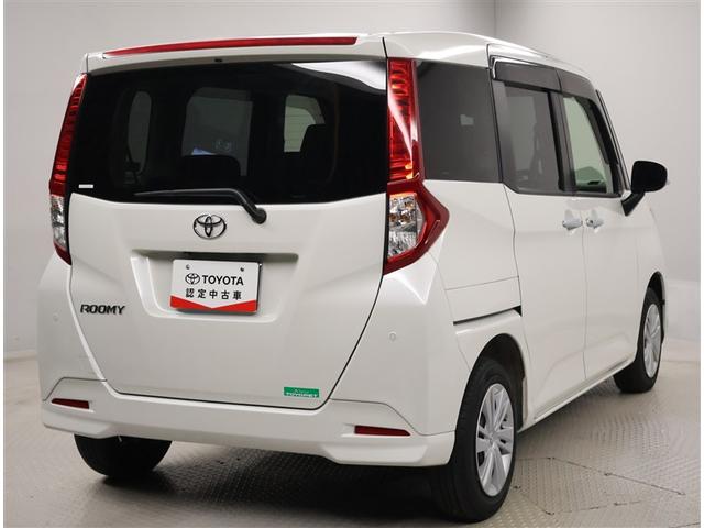 ルーミー Ｇ　追突軽減ブレーキ　パワステ　フルフラット　Ａストップ　ＬＥＤライト　Ｒカメラ　記録簿付　横滑り防止システム　ウォークスルー　エアバック　セキュリティーアラーム　パワーウィンドウ　運転席助手席エアバック（3枚目）