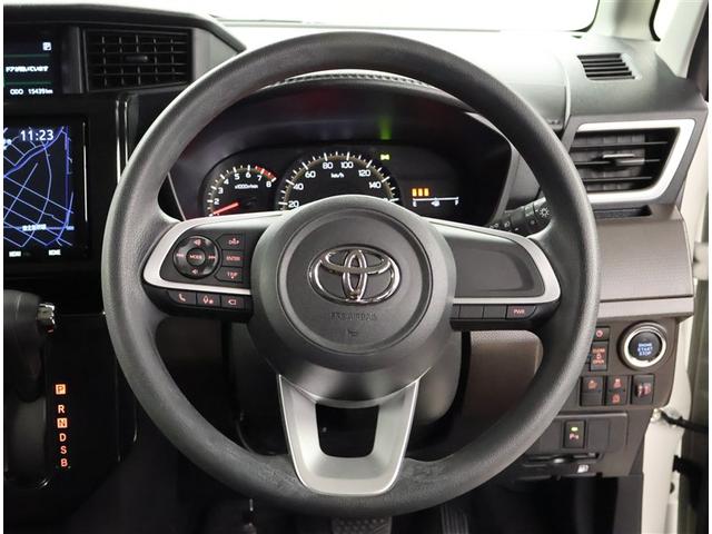 ルーミー Ｇ　追突軽減ブレーキ　パワステ　フルフラット　Ａストップ　ＬＥＤライト　Ｒカメラ　記録簿付　横滑り防止システム　ウォークスルー　エアバック　セキュリティーアラーム　パワーウィンドウ　運転席助手席エアバック（6枚目）