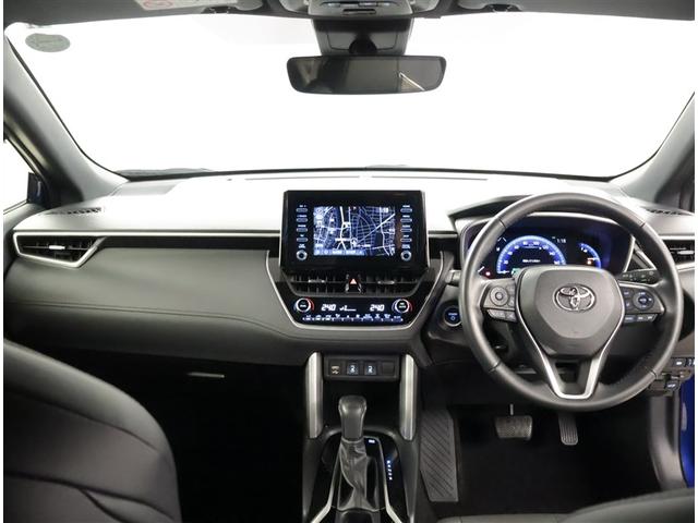 カローラクロス ハイブリッド　Ｚ　衝突軽減Ｂ　記録簿有　スマキ－　Ｂモニター　アクティブクルーズコントロール　メモリナビ　イモビ　ＬＥＤ　ＡＣ　運転席Ｐシート　メディアプレイヤー接続　キーレス　パワステ　アルミ　エアバッグ　ＡＢＳ（5枚目）