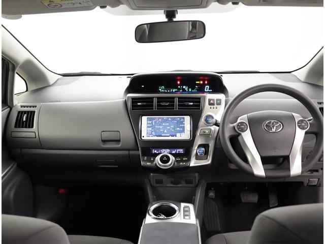 プリウスα Ｓ　Ｌセレクション　メモリーナビゲーション　イモビライザー　サイドカーテンエアバック　ＡＢＳ付き　キーフリーシステム　フルフラット　ＡＡＣ　点検記録簿　ＥＳＣ　Ｗエアバッグ　パワーステアリング　ＰＷ　運転席エアバッグ（5枚目）