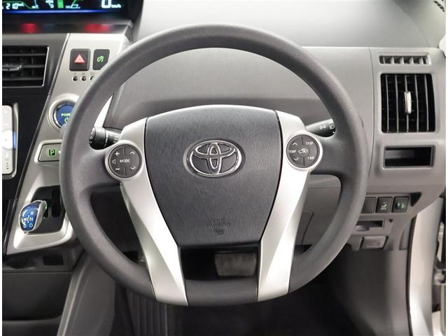 プリウスα Ｓ　Ｌセレクション　メモリーナビゲーション　イモビライザー　サイドカーテンエアバック　ＡＢＳ付き　キーフリーシステム　フルフラット　ＡＡＣ　点検記録簿　ＥＳＣ　Ｗエアバッグ　パワーステアリング　ＰＷ　運転席エアバッグ（6枚目）