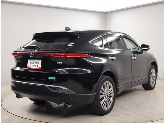 ハリアーハイブリッド Z レザーパッケージ 地デジ 横滑防止 盗難防止システム Bモニター 革 LEDライト パワーウィンドウ クルコン スマートキ- 助手席エアバック パワーシート エアバッグ 点検記録簿 オートエアコン ナビTV ETC(3枚目)