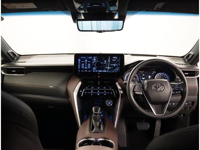 ハリアーハイブリッド Z レザーパッケージ 地デジ 横滑防止 盗難防止システム Bモニター 革 LEDライト パワーウィンドウ クルコン スマートキ- 助手席エアバック パワーシート エアバッグ 点検記録簿 オートエアコン ナビTV ETC(5枚目)