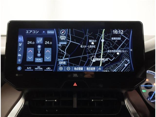 ハリアーハイブリッド Z レザーパッケージ 地デジ 横滑防止 盗難防止システム Bモニター 革 LEDライト パワーウィンドウ クルコン スマートキ- 助手席エアバック パワーシート エアバッグ 点検記録簿 オートエアコン ナビTV ETC(10枚目)