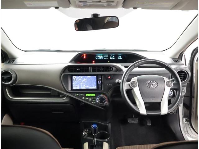 アクア Ｇ　バックモニタ　セキュリティー　メンテナンスノート　デュアルエアバック　ナビＴＶ　パワーウィンドウ　地デジ　ＥＳＣ　ＡＴエアコン　ＡＢＳ　パワーステアリング　アルミ　運転席エアバッグ　ＤＶＤ再生機能（5枚目）