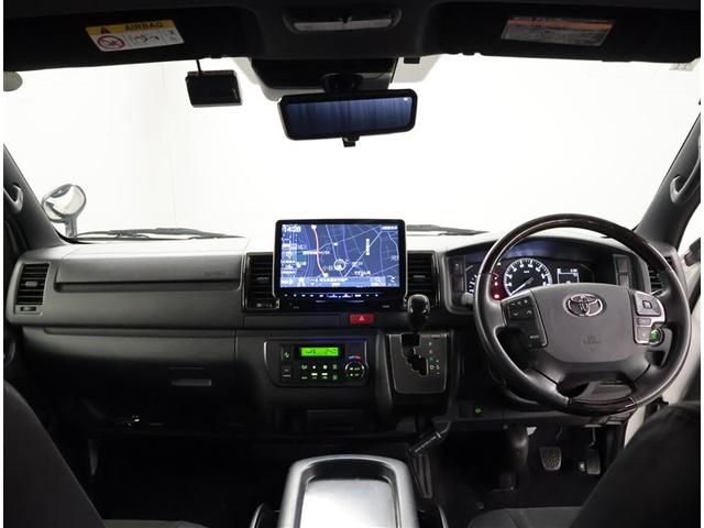 ハイエースバン スーパーGL ダークプライムII 衝突回避システム 運転席助手席エアバック ESC ドライブレコーダー付 フルフラット スマートエントリー LEDライト 地デジ エアコン パワーウィンドウ エアバック キーレスエントリー ETC付き(5枚目)