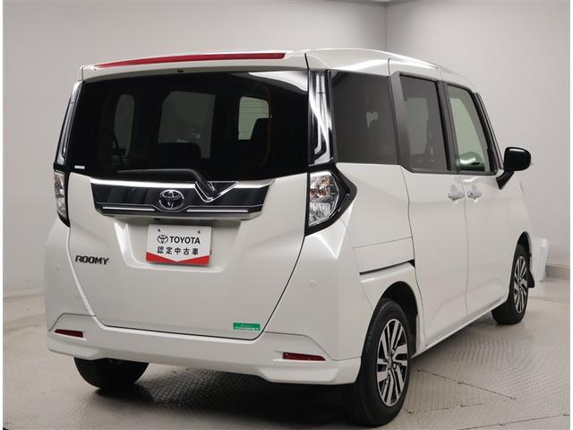 ルーミー カスタムG アイドリング 両側電動SD LEDヘット バックビューモニター 衝突回避ブレーキ フルフラット 地デジ スマートキー メモリナビ クルーズコントロール 点検記録簿 DVD ETC オートエアコン PW(3枚目)