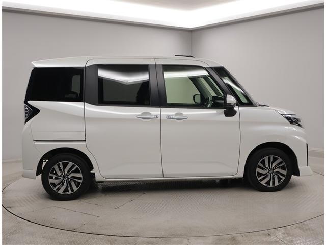 ルーミー カスタムG アイドリング 両側電動SD LEDヘット バックビューモニター 衝突回避ブレーキ フルフラット 地デジ スマートキー メモリナビ クルーズコントロール 点検記録簿 DVD ETC オートエアコン PW(4枚目)