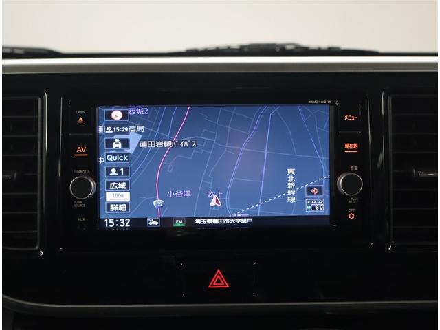 デイズルークス ハイウェイスター　Ｘ　レーダーブレーキサポート　ｉストップ　ＤＶＤ再生可能　メモリナビ　フルフラット　Ｂカメラ　ＥＳＣ　ナビ＆ＴＶ　エアコン　ベンチシート　ミュージックプレイヤー接続可　イモビライザー　ＥＴＣ　記録簿有（7枚目）