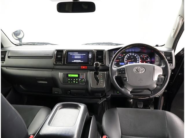 ハイエースバン スーパーGL ダークプライム Wエアバック 100V電源 ダブルエアコン LEDライト ETC車載器 4WD ミュージックプレイヤー接続可 バックモニター DVD再生 フルセグテレビ ナビTV メモリーナビ 運転席エアバッグ(5枚目)