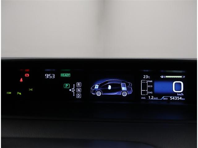 プリウス A 衝突軽減ブレーキシステム Bモニタ 記録簿有 LEDヘッド クルーズコントロール セキュリティー スマートキー パワーステアリング ETC アルミホイル オートエアコン SRS ABS キーレス(7枚目)