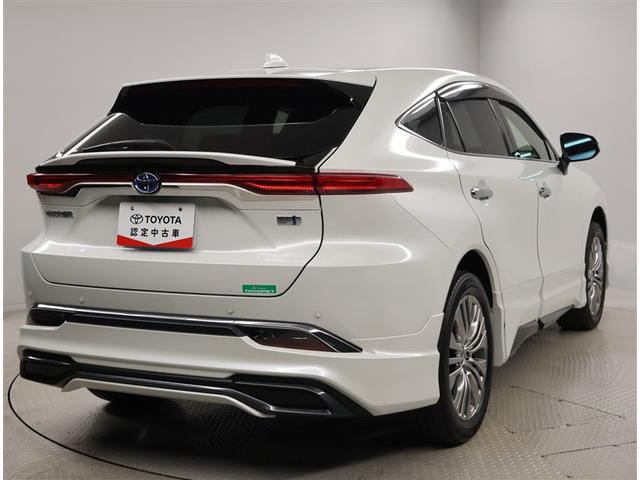 ハリアーハイブリッド Ｚ　レザーパッケージ　エアロ　地デジ　横滑防止　盗難防止システム　Ｂモニター　革　ＬＥＤライト　パワーウィンドウ　クルコン　スマートキ－　助手席エアバック　パワーシート　エアバッグ　点検記録簿　オートエアコン　ナビＴＶ（3枚目）