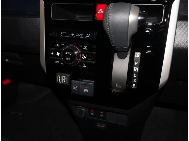 ルーミー カスタムG アイドリング 両側電動SD LEDヘット バックビューモニター 衝突回避ブレーキ フルフラット 地デジ スマートキー メモリナビ クルーズコントロール 点検記録簿 DVD ETC ドライブレコーダー(11枚目)