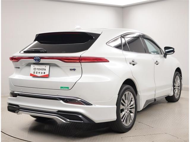 ハリアーハイブリッド Ｚ　レザーパッケージ　パノラマサンルーフ　エアロ　地デジ　横滑防止　盗難防止システム　Ｂモニター　革　ＬＥＤライト　パワーウィンドウ　クルコン　スマートキ－　助手席エアバック　パワーシート　エアバッグ　点検記録簿　ナビＴＶ（3枚目）