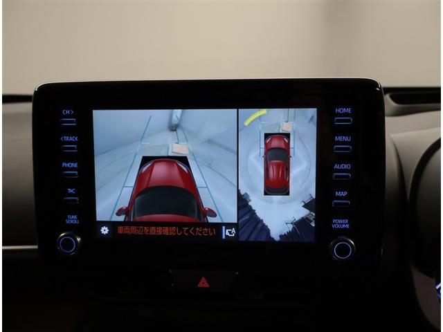 ヤリスクロス ハイブリッドＺ　クルーズＣ　横滑防止装置　リアカメラ　フルセグ地デジ　ＬＥＤライト　メモリーナビゲーション　点検記録簿　ナビ＆ＴＶ　盗難防止装置　電動シート　ＡＷ　キーレス　スマートキー　ＡＢＳ　４ＷＤ　ＥＴＣ（11枚目）